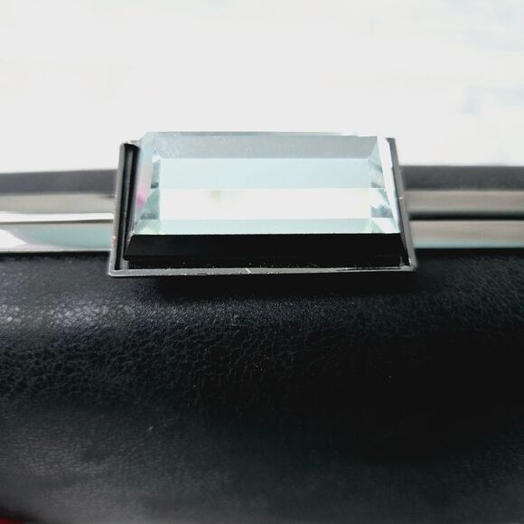 MMS Design Studio Hard Side Clam Shell Clutch Evening Special Occasion Bag - Picture 3 of 16